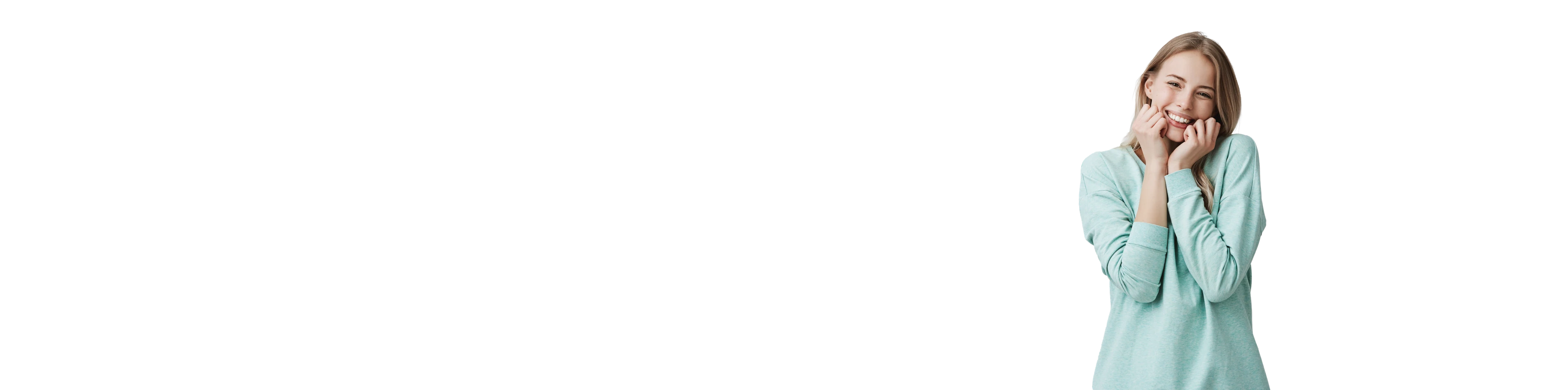 Patientin lächelt entspannt