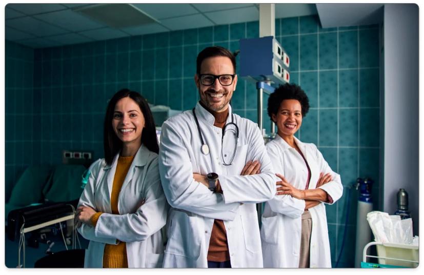 Ärzteteam in einer Klinik